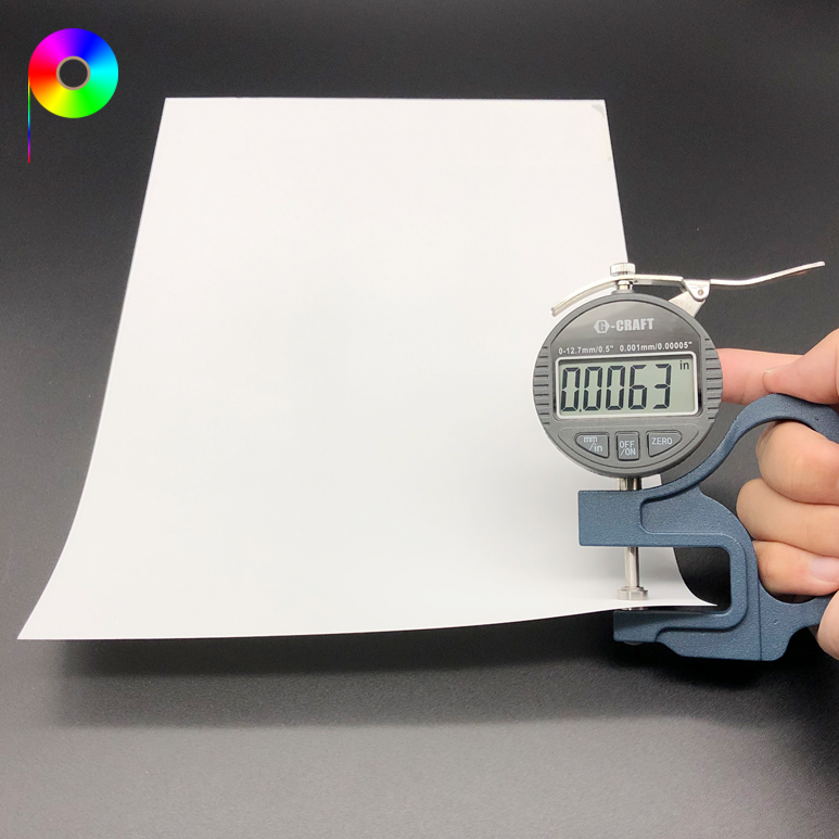 6.3mil backlit film for front print 160micron Front Printing Backlit Film for Water-based/Oil-based Dye Ink and Pigment Ink