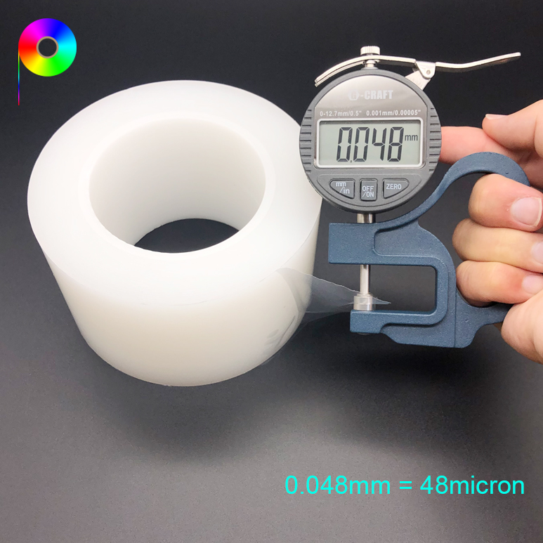 PE protective film 48micron 48 micron 1.9 mil 5~8 g/25mm PE Protective Film for High Gloss Products Protection