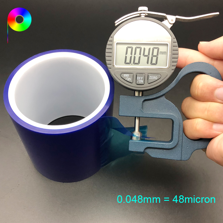 blue PE protective film 48micron 10/20/40/60/80/120~600 g/25mm Various Adhesions 48micron PE Protective Film Blue