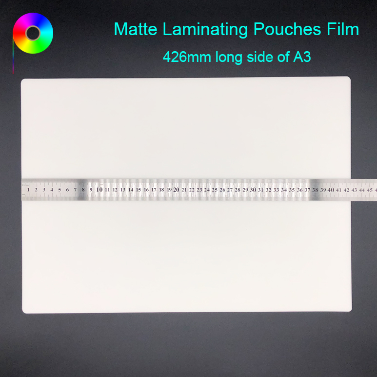 A3 laminating pouches Moisture Proof and Soft PET EVA 3.15mil 80micron 50/30 A3 Matte Laminating Pouches