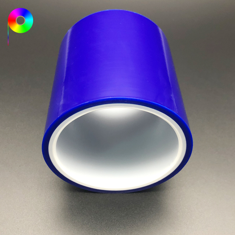 blue protective film PE 10/20/40/60/80/120~600 g/25mm Various Adhesions 48micron PE Protective Film Blue