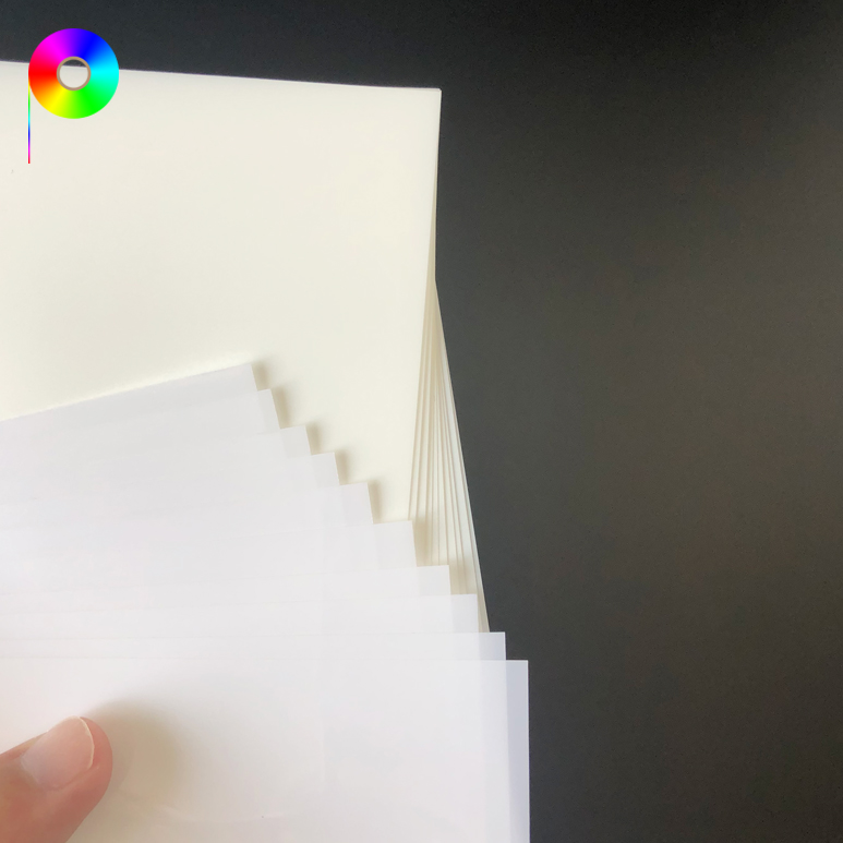 back print backlit film 115micron Reverse Print Back Printing PET Backlit Film Compatible with Water Based Printer