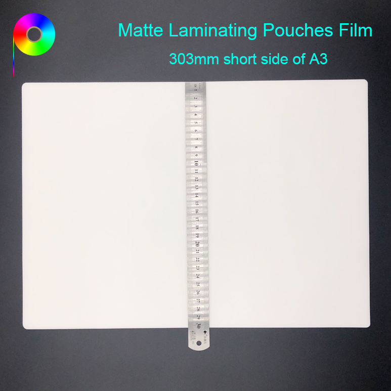 A3 PET lamination film Moisture Proof and Soft PET EVA 3.15mil 80micron 50/30 A3 Matte Laminating Pouches