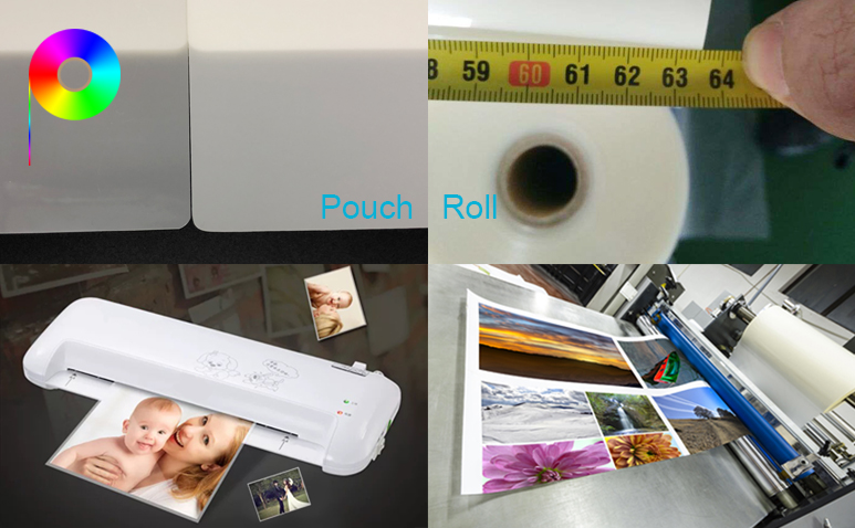 laminating process on laminating pouches