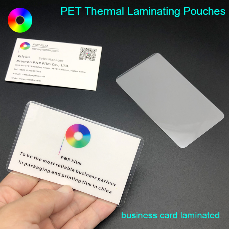 5 Mil Business Card Size 2-1/4 X 3-3/4 Glossy Thermal Laminating Pouches, Pack of 100 Sheets