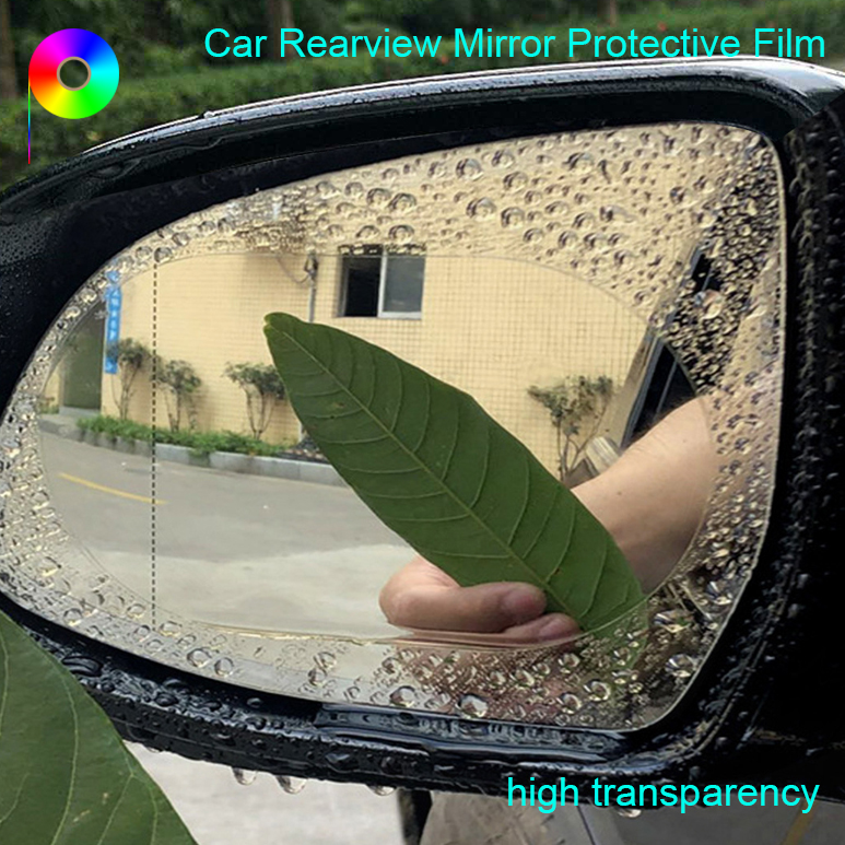 Round/Ellipse/Oblong/Special Shape Rainproof Car Rearview Mirror Protective Film with Retailing Package