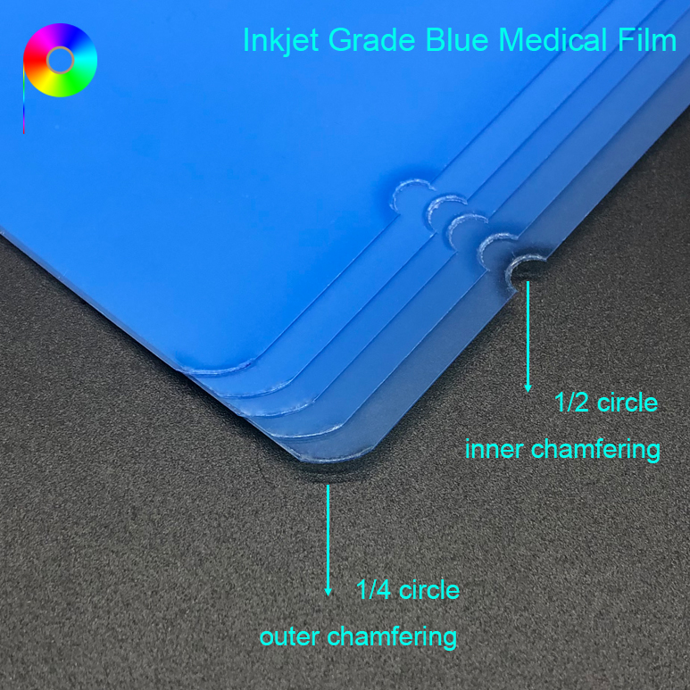 8*10" PET Material Blue Base China Inkjet Xray Printing Medical Dry X-ray Film for Medical Image Output