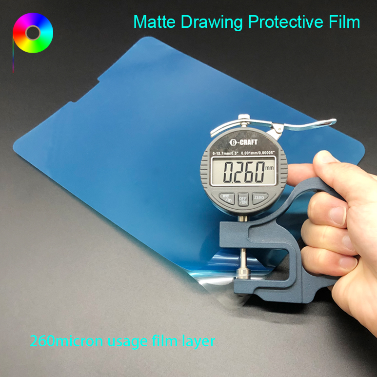 260micron usage film layer matte drawing protective film Thin Frosted Anti-slip Matte Anti-glare Screen Drawing Protective Film for iPad Pro 11"
