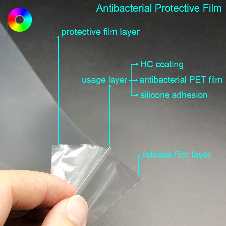 antimicrobial screen protector for electronic device High-definition HD Permanent Antimicrobial Screen Protector for Electronic Device Display