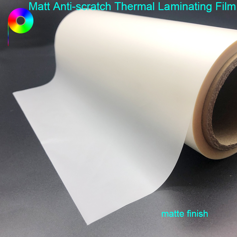 Scratch Resistant Anti-scratch BOPP Thermal Lamination Film Roll with Glossy and Matte Appearance