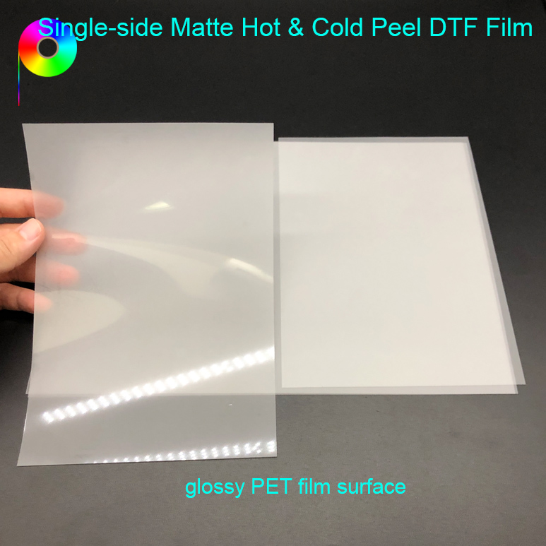 80micron Single-side Matte Hot & Cold Peel DTF Transfer Film Sheet