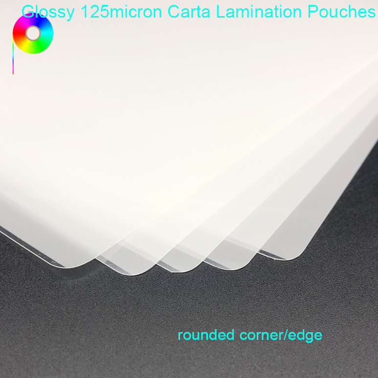 125micron 5mil Clear Glossy Hot Letter Carta Laminating Pouches 9 x 11–1/2" 230*290mm