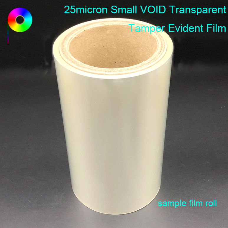 25micron Small VOID Transparent PET Film for Hologram Embossing