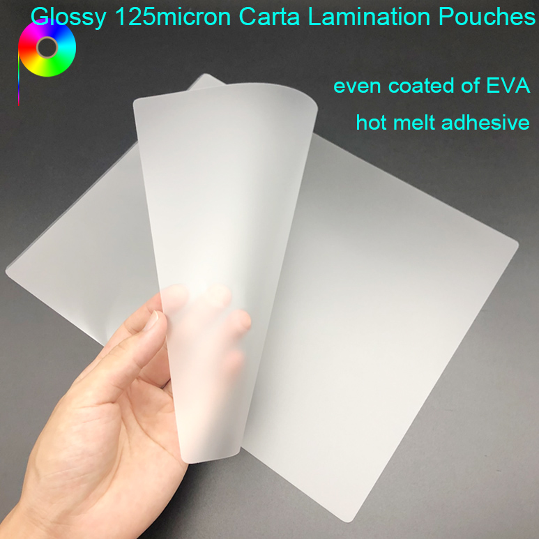 125micron 5mil Clear Glossy Hot Letter Carta Laminating Pouches 9 x 11–1/2" 230*290mm