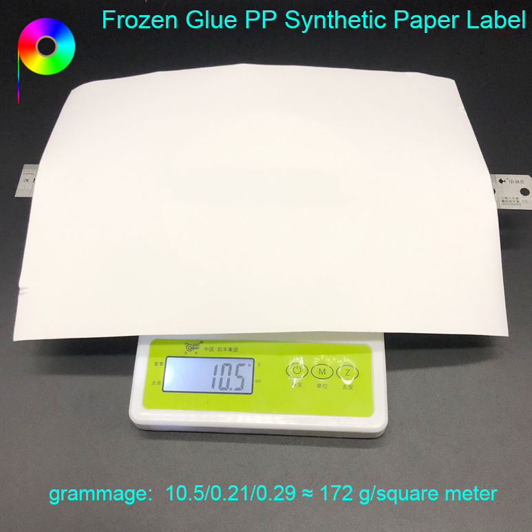 Frozen Glue Matte 100micron PP Synthetic Paper Label for Inkjet Printer