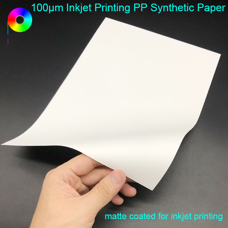 100micron Single-Side Coated PP Synthetic Paper for Inkjet Printing