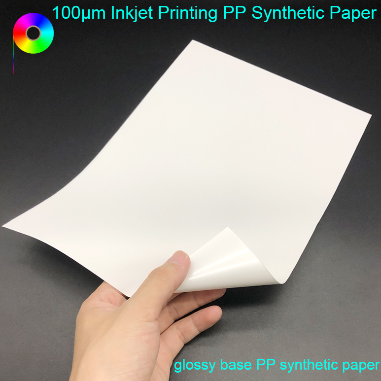 100micron Single-Side Coated PP Synthetic Paper for Inkjet Printing