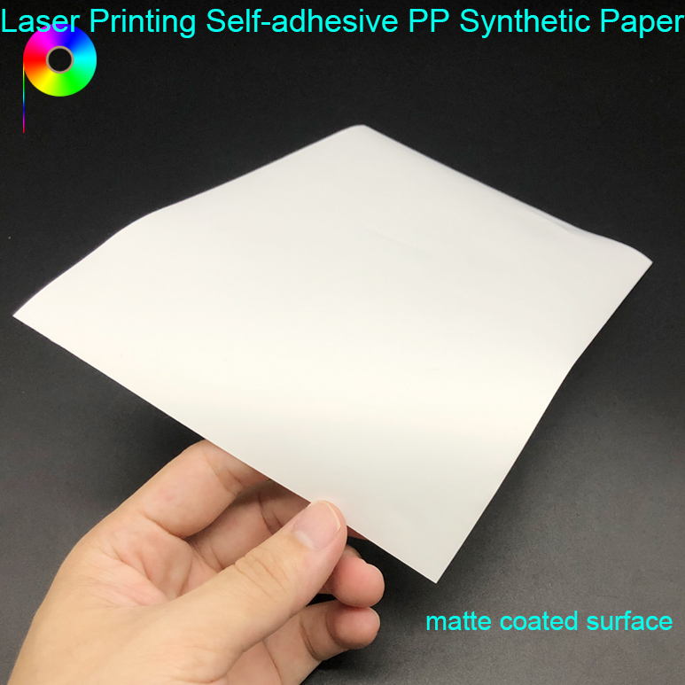 75micron Laser Printing Matte Self-Adhesive PP Synthetic Paper Label