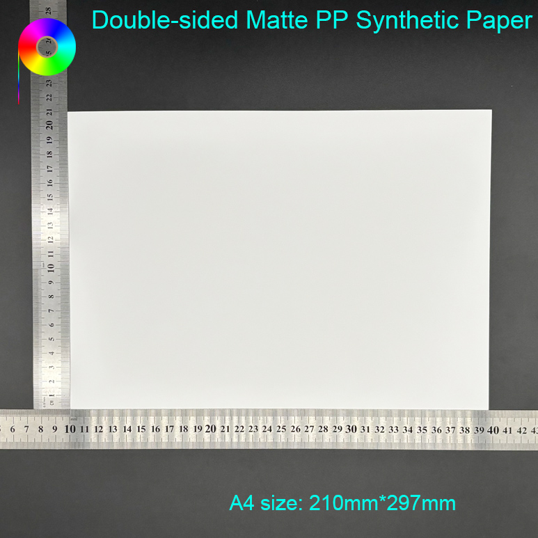 110gsm 150μm Double-Sided Matte PP Synthetic Paper for Thermal Transfer Ribbon Printing