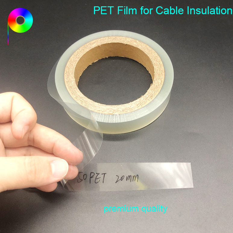 premium quality Custom Size Electrical Grade 50micron Polyester Film for Insulation Purposes