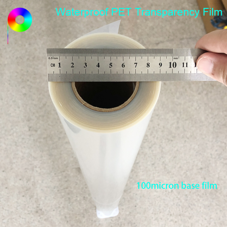 Milky White Waterproof Inkjet Transparency Film Roll For Screen Printing