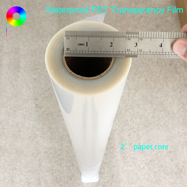 Milky White Waterproof Inkjet Transparency Film Roll For Screen Printing