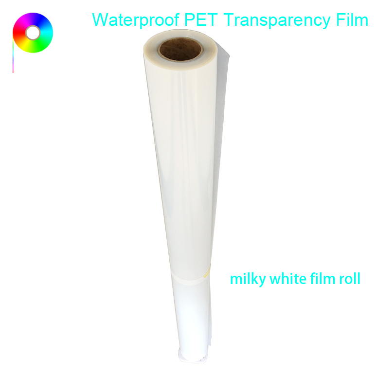 Milky White Waterproof Inkjet Transparency Film Roll For Screen Printing