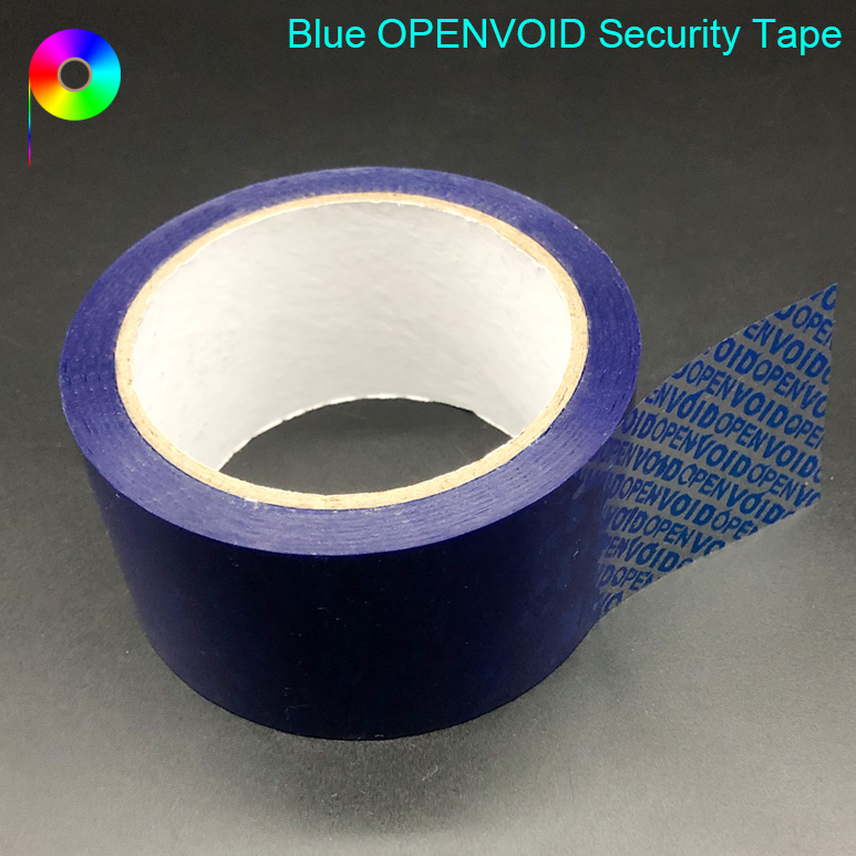 Blue OPENVOID Security Tape Red/Blue/White/Yellow Color VOIDOPEN Generic Tamper-evident Security Tape