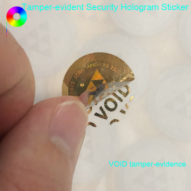 Custom Hologram Custom Color Generic Tamper-Evidence Hologram Sticker