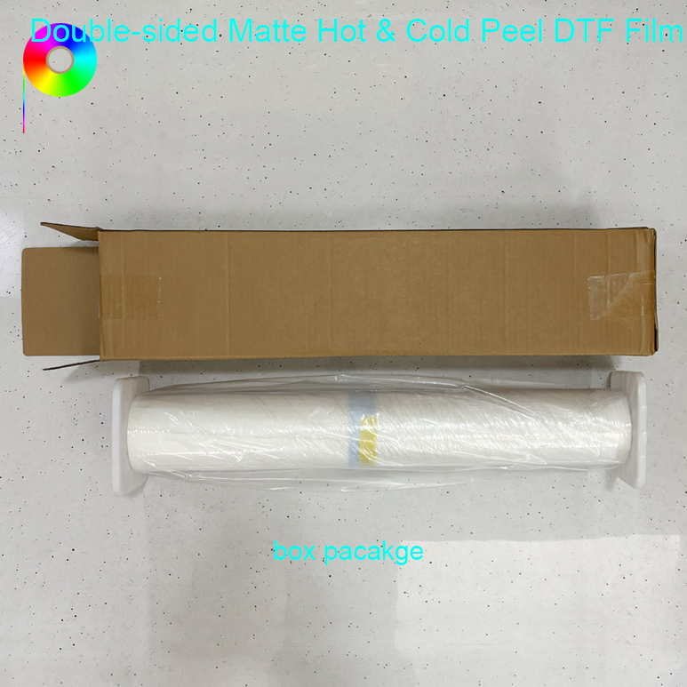 Premium Quality 60cm*100m Hot&Cold Peel Both Sides Matte DTF Film