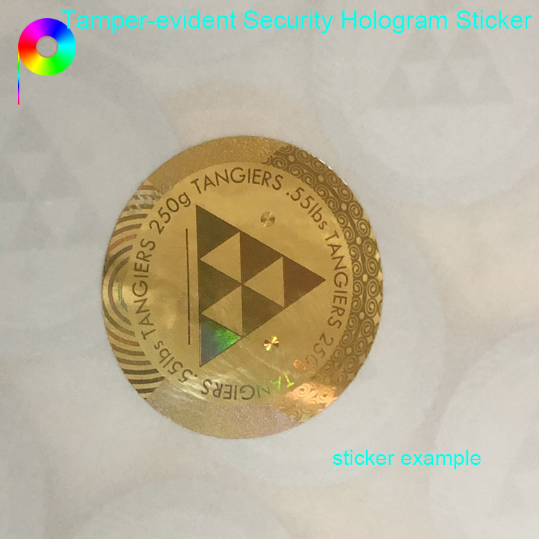 Custom Hologram Custom Color Generic Tamper-Evidence Hologram Sticker