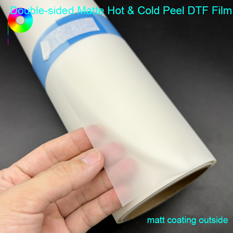 Premium Quality 60cm*100m Hot&Cold Peel Both Sides Matte DTF Film