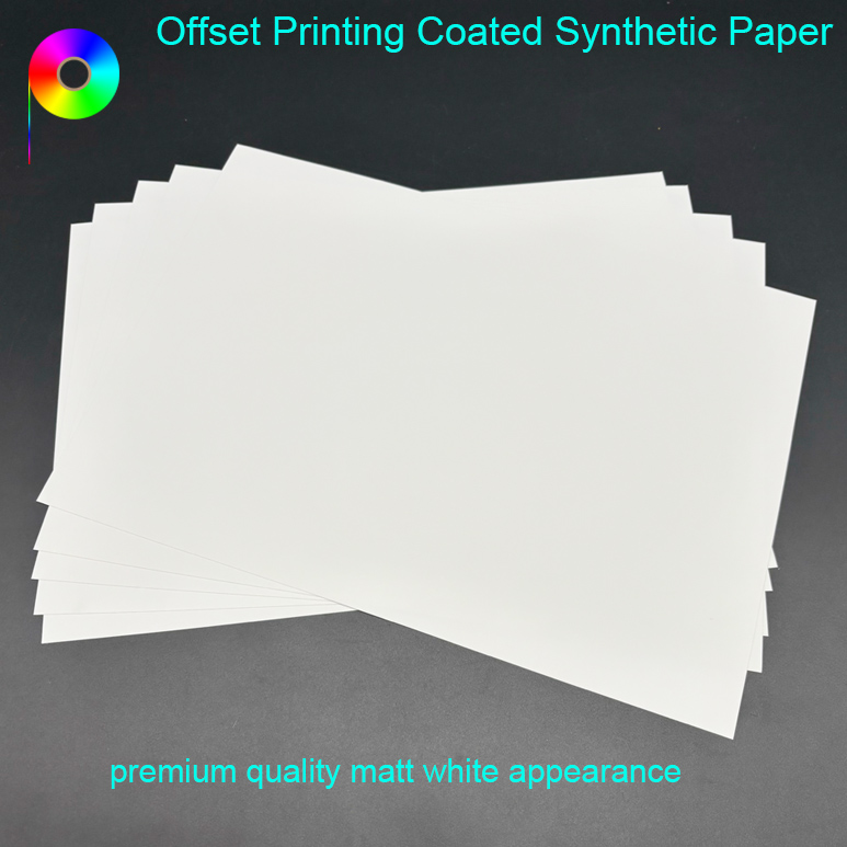 200micron 140GSM A4 Size Double Sides Matte Offset Printing Coated Synthetic Paper