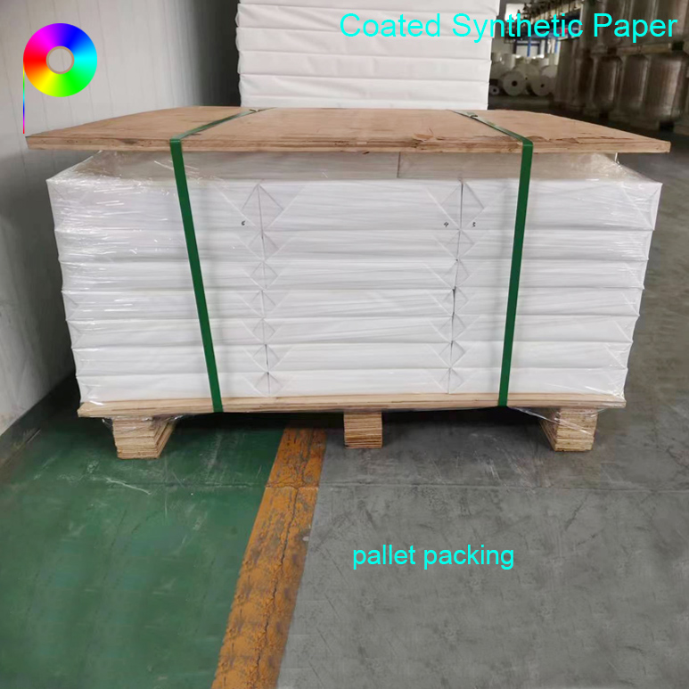 synthetic paper pallet packing 200micron 140GSM A4 Size Double Sides Matte Offset Printing Coated Synthetic Paper