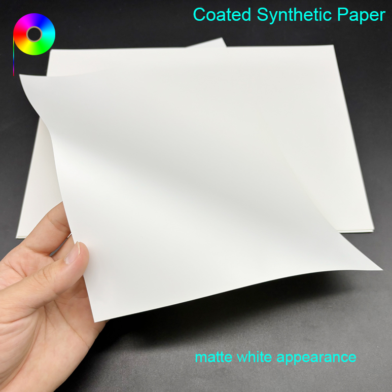 matte white appearance laser printing synthetic paper 100micron A4 Size Double-sided Matte Coated Synthetic Paper for Laser Printer