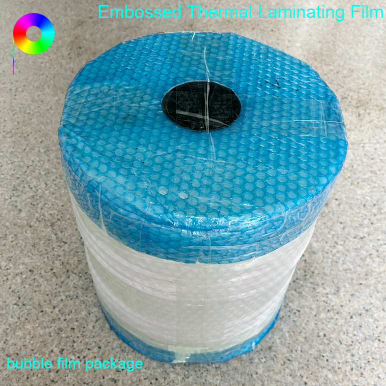 320mm*500m Both Sides Corona Treatment Brushed Thermal Laminating Film Roll