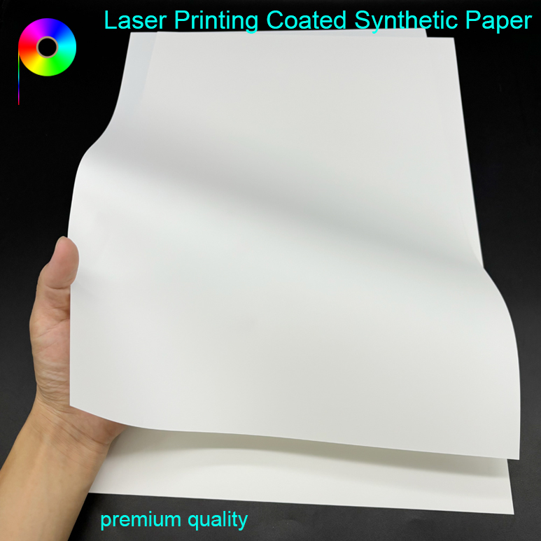 4mil 12*18" Size Thickness Waterproof Synthetic Matte Paper For Laser Printer