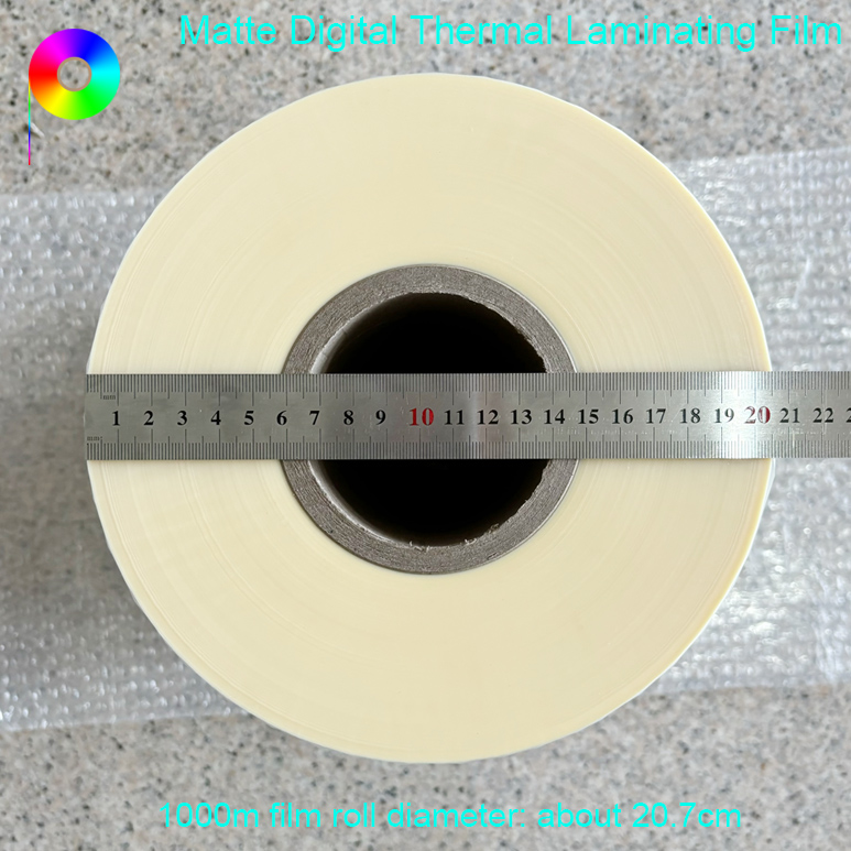 320mm*1000m 3" Paper Core BOPP Thermal Matt Lamination Film for Digital Print Sheets