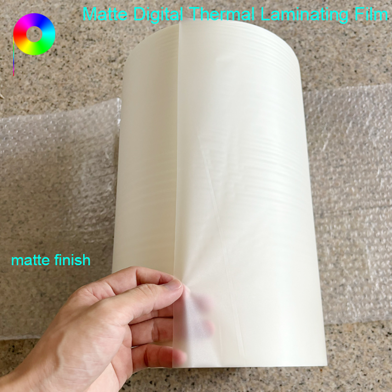 320mm*1000m 3" Paper Core BOPP Thermal Matt Lamination Film for Digital Print Sheets