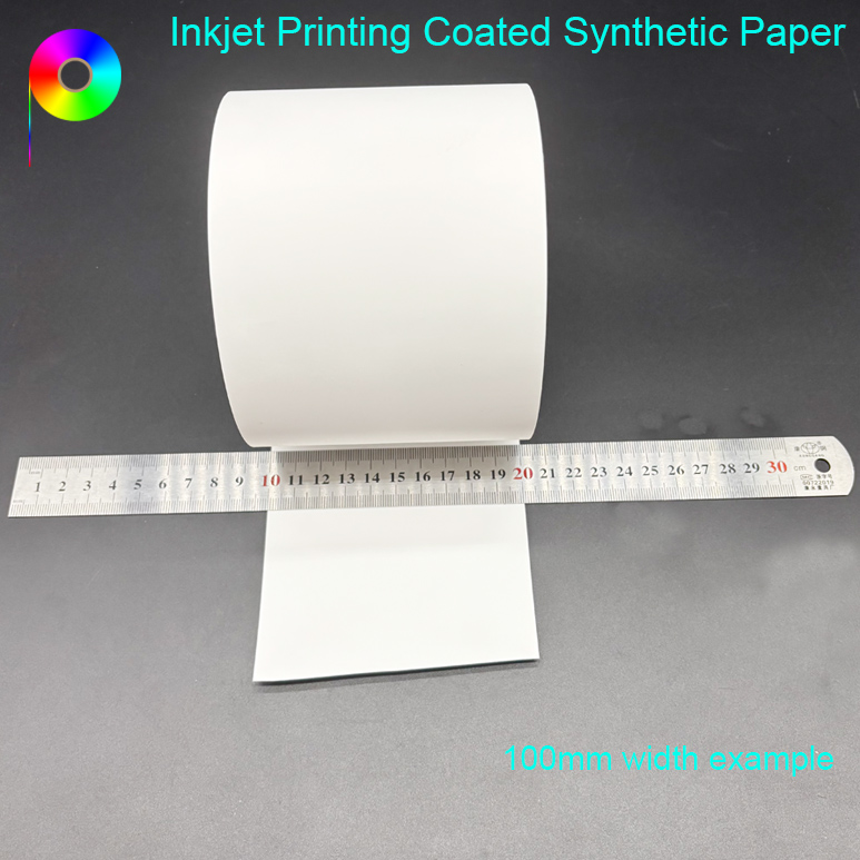 210micron 140GSM Both Sides Matte Coated PP Synthetic Paper Roll for Inkjet Printing