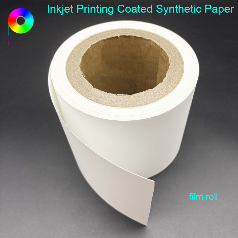 210micron 140GSM Both Sides Matte Coated PP Synthetic Paper Roll for Inkjet Printing