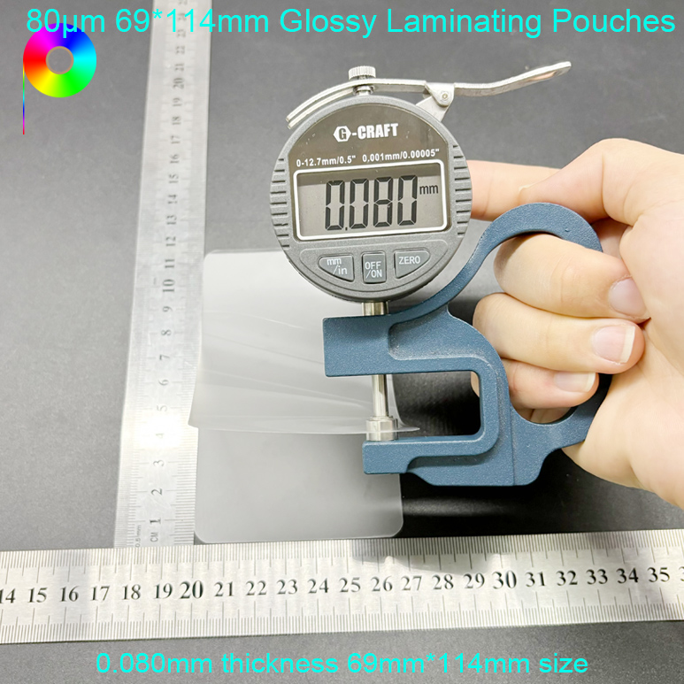 80micron 69mm*114mm Glossy Laminating Pouches for Holy Prayer Cards 80micron 69mm*114mm Glossy Laminating Pouches for Holy Prayer Cards