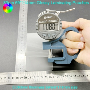 80micron 69mm*114mm Glossy Laminating Pouches for Holy Prayer Cards 80micron 69mm*114mm Glossy Laminating Pouches for Holy Prayer Cards