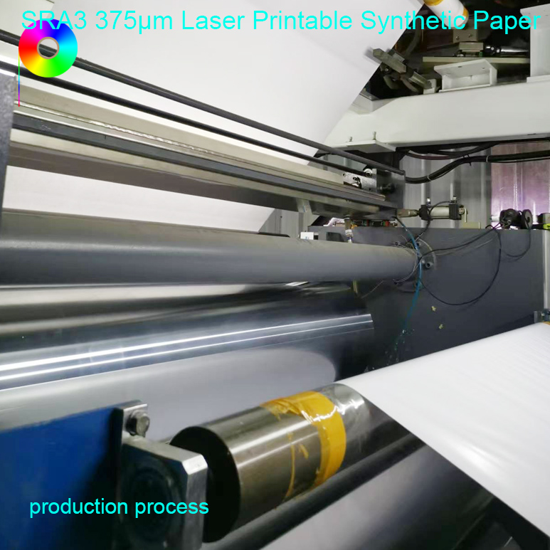 375micron SRA3 Both Sides Laser Printable Synthetic Paper Sheet for Plastic Card Making