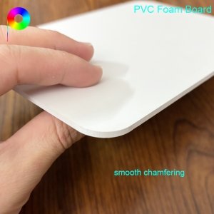 smooth chamfering PVC foam board Standard/Custom Size 2~30mm Thickness 0.35~0.8 Density PVC Foam Board China Supplier