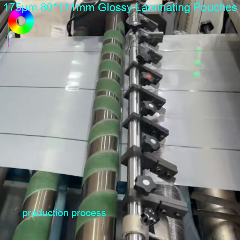 175μm 80*111mm Size Glossy Laminating Pouches For Price Tag Lamination