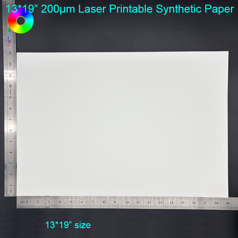 8mil Super B / A3+ / 13"*19" Size Tearproof Synthetic Paper For Laser Printer