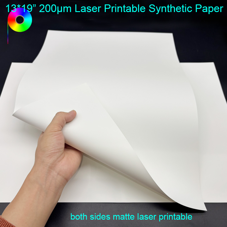 8mil Super B / A3+ / 13"*19" Size Tearproof Synthetic Paper For Laser Printer