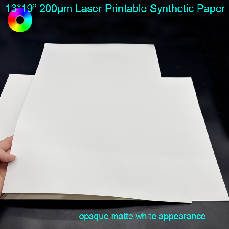 8mil Super B / A3+ / 13"*19" Size Tearproof Synthetic Paper For Laser Printer