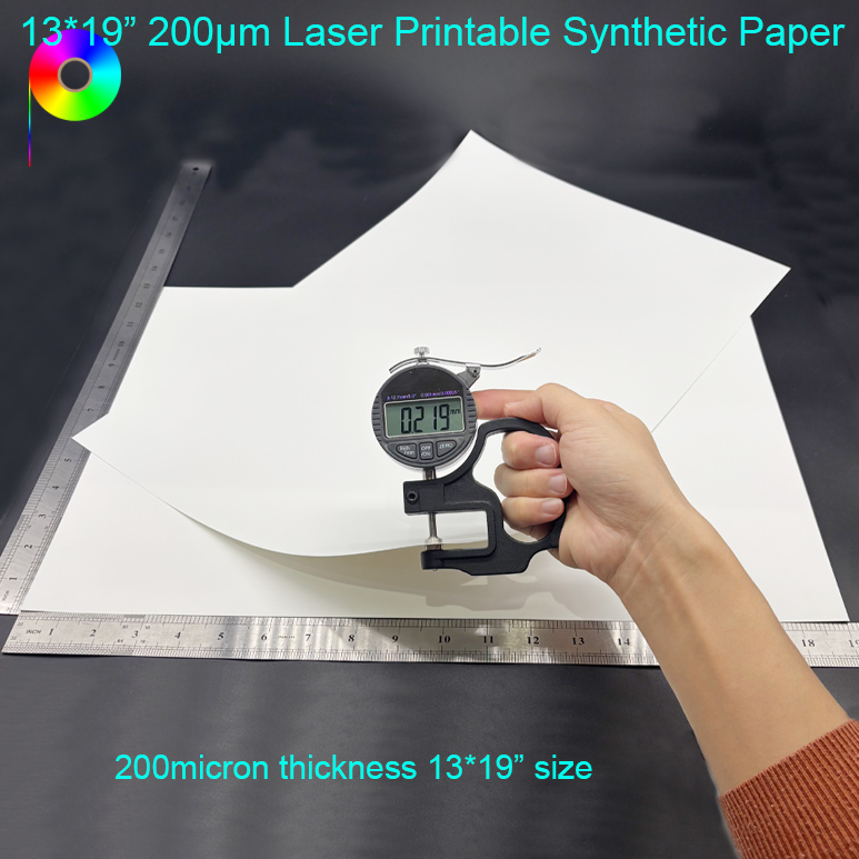 8mil Super B / A3+ / 13"*19" Size Tearproof Synthetic Paper For Laser Printer